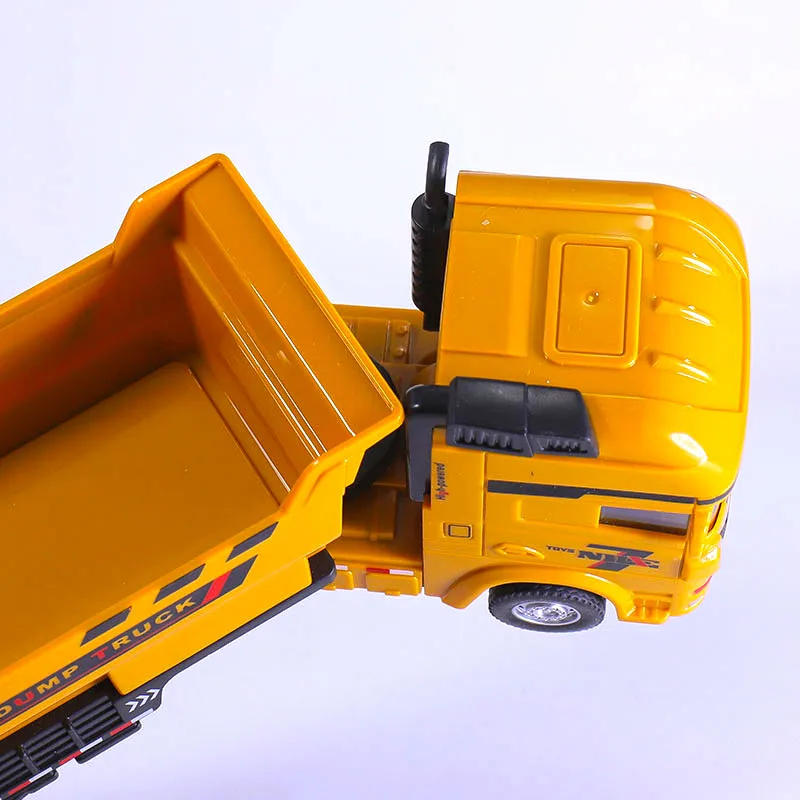 New product 1:50 plastic engineering tipper model,excavator mixer toy,children's engineering car gift,wholesale