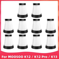 Compatible For ( MOOSOO K12 / K12 Pro / K13 / Foxnovo 13KPA / Genius Invictus One 1.0 X7 2.0 ) Vacuum Cleaner Filter Spare Part