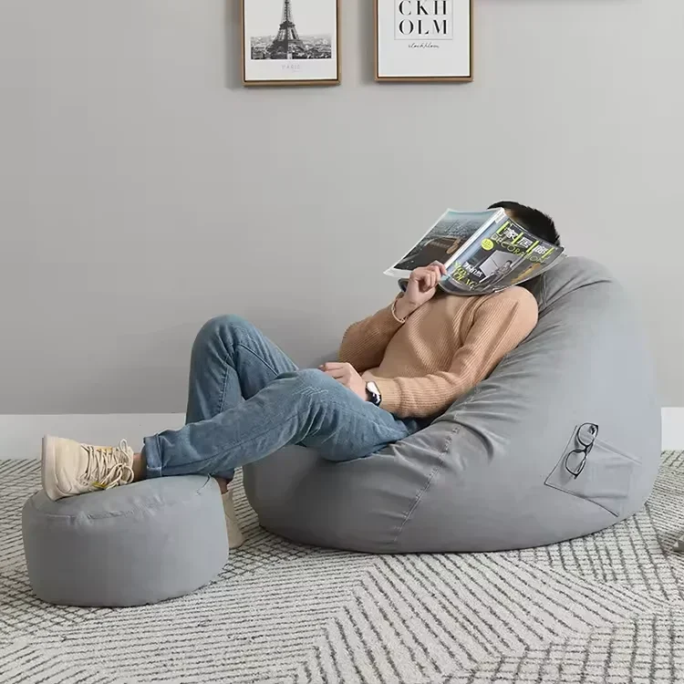 Minimalist Sofa Bed Lazy Beanbag Sofa Simple Style Epp Couch Bean Bag Single Sofa for Bedroom