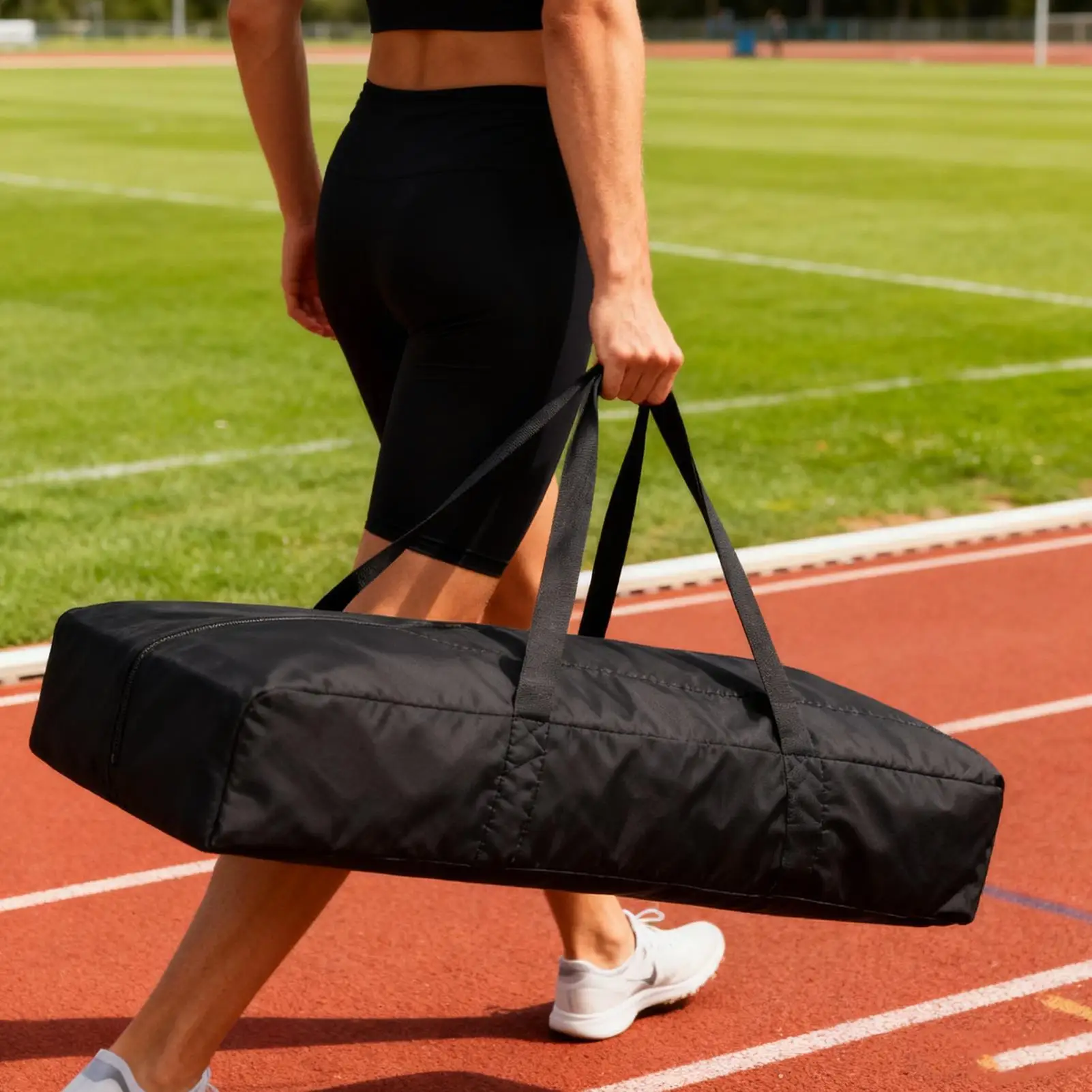 حقائب القماش الخشن الرياضية سعة كبيرة منظم مقاوم للماء تخزين السفر معدات التدريب حقيبة للرجال الرياضيين العدائين المدربين #4