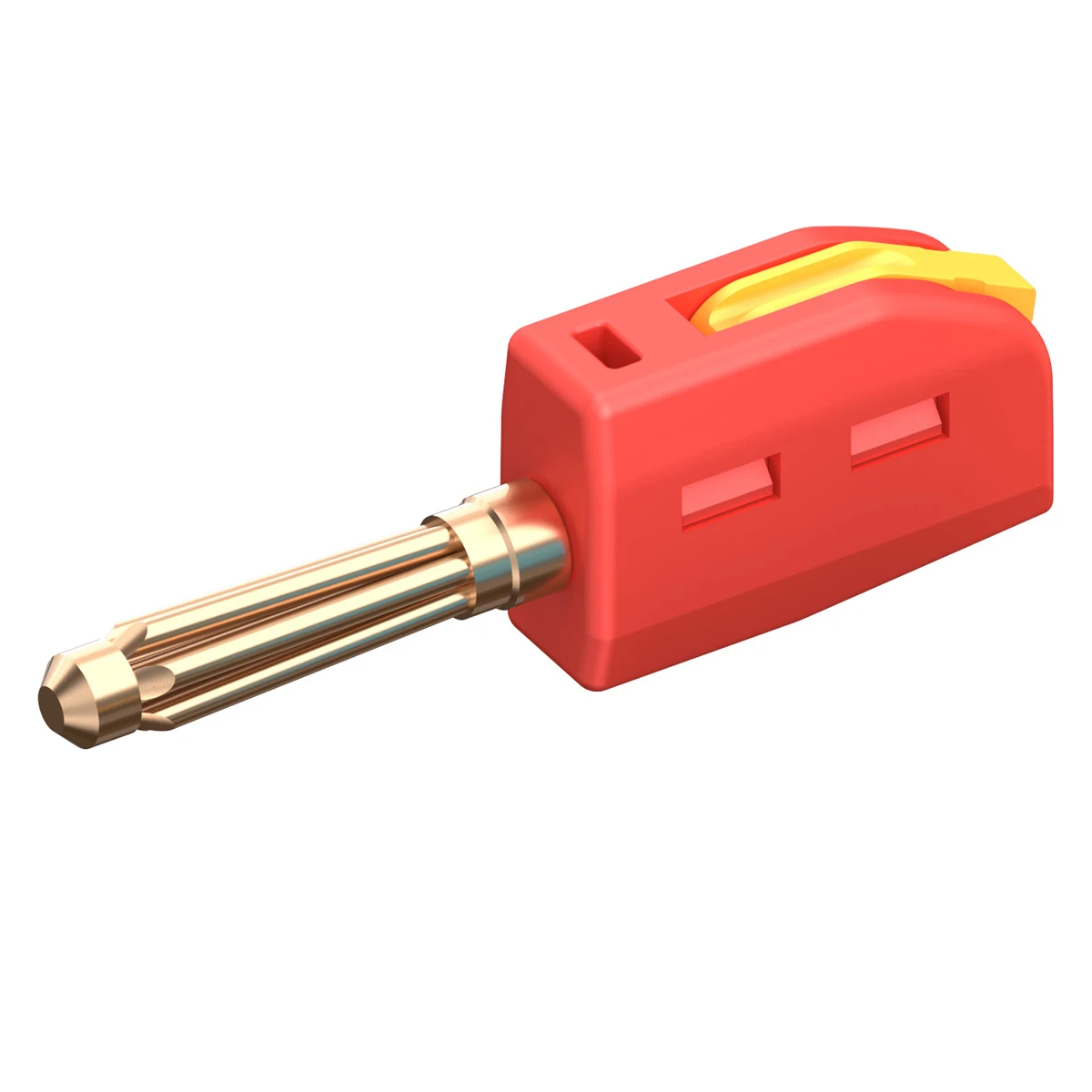 4mm Solderless Quick-Connect Banana Plug 32A High Current Lantern Type Connector for Terminal Block Power Testing Instrument