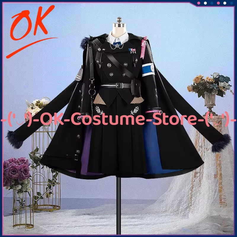 

[Customized Size] NIJISANJI Virtual Sakayori Soma Prison Guard Cosplay Costume Anime Outfit Halloween Carnival Party Uniform