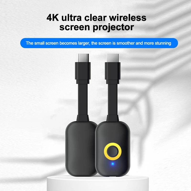 New 4K HD Phone Projector Dual Band Wireless Screen Projector Wifi TV Stick Miracast Receiver Screen Display Video Adapter