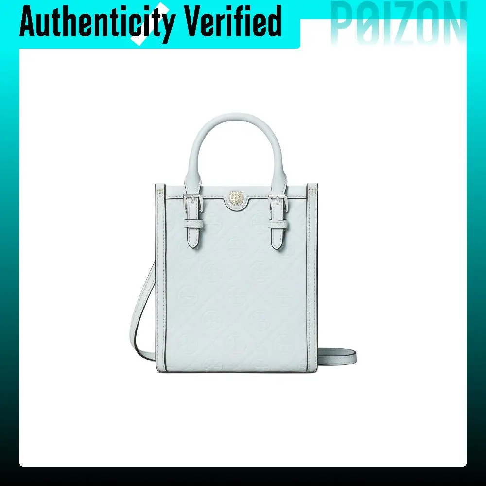 TORY BURCH Tory Burch T Monogram Leather Tote Bag, Shopping Bag, Shoulder Bag, Crossbody Bag, Handbag Mini Women's 158515-466