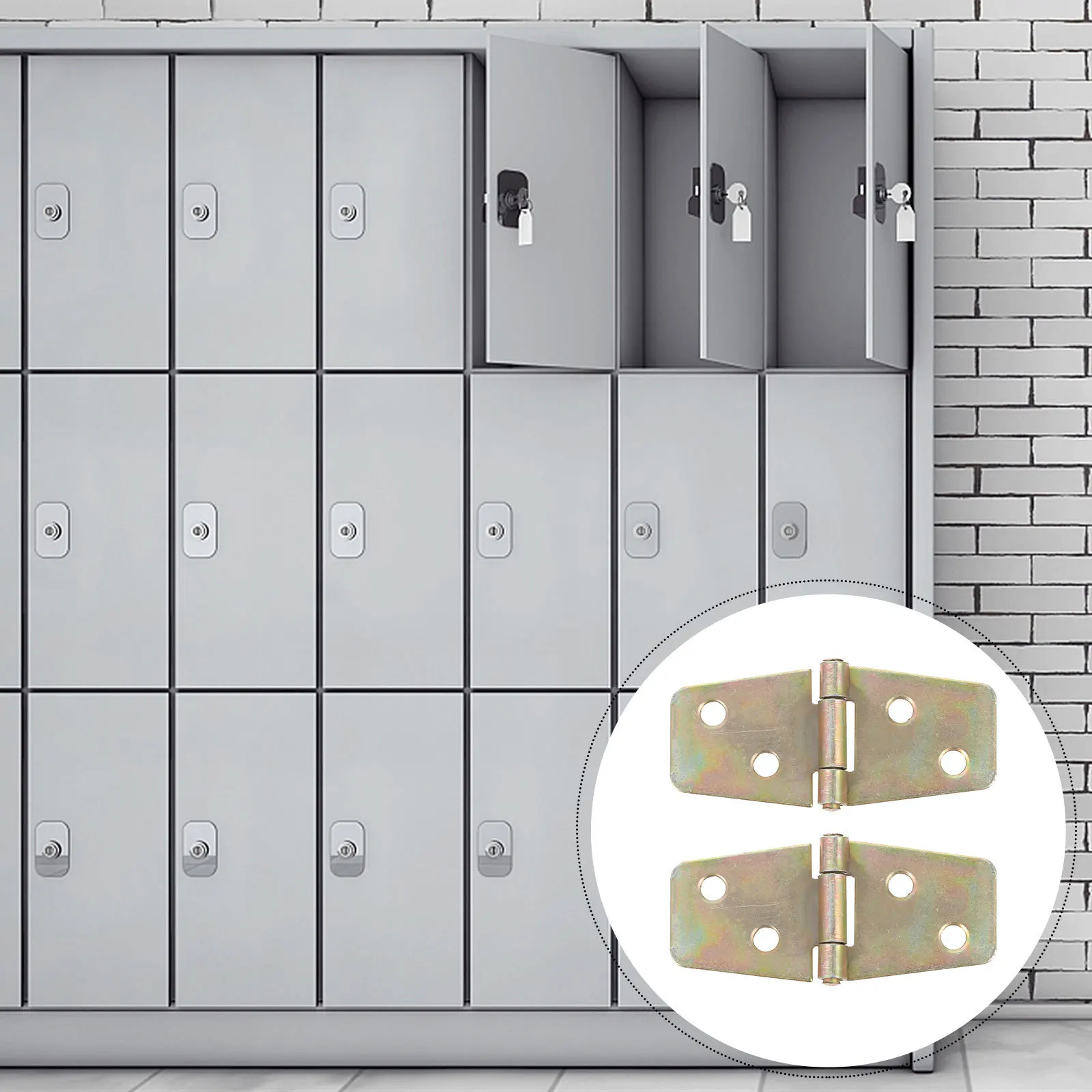 

10 set Iron Hinges For Wooden Box Gift Case Drawing Board Craft Packaging Small Hinge Hardware Replacement Accessory