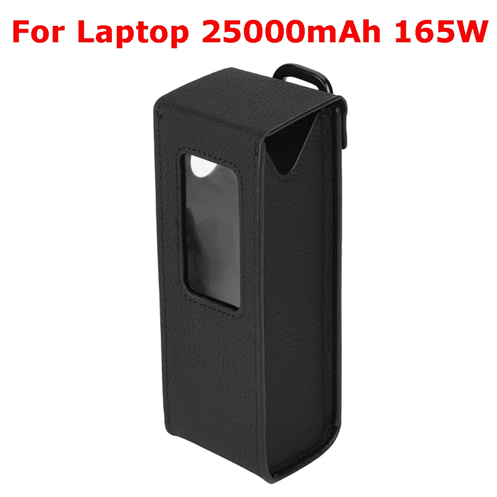 

For Laptop 25000mAh 165W Charging Portable Pouch Microfiber PU Protective Travel Case Portable Charger Storage Bag