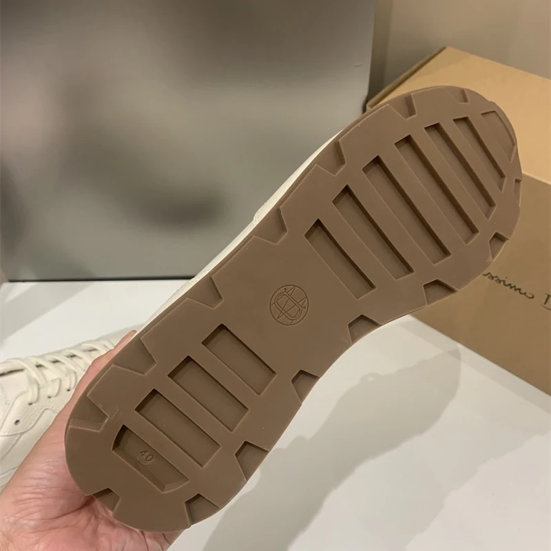 2023 Fashiom Shoes Man Patchwork Color Contrast Genuine Leather Thick Sole Increase Casual Sneakers Man zapatillas de deporte