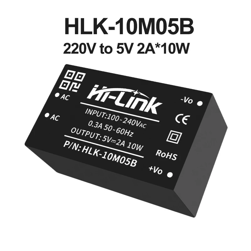 HiLink 저가형 110V 220V ~ 10W 3.3V/5V/9V/12V/15V/24V HLK-10M05B/10M09B/10M12B/10M15B/10M24B AC DC 전원 공급 장치 모듈