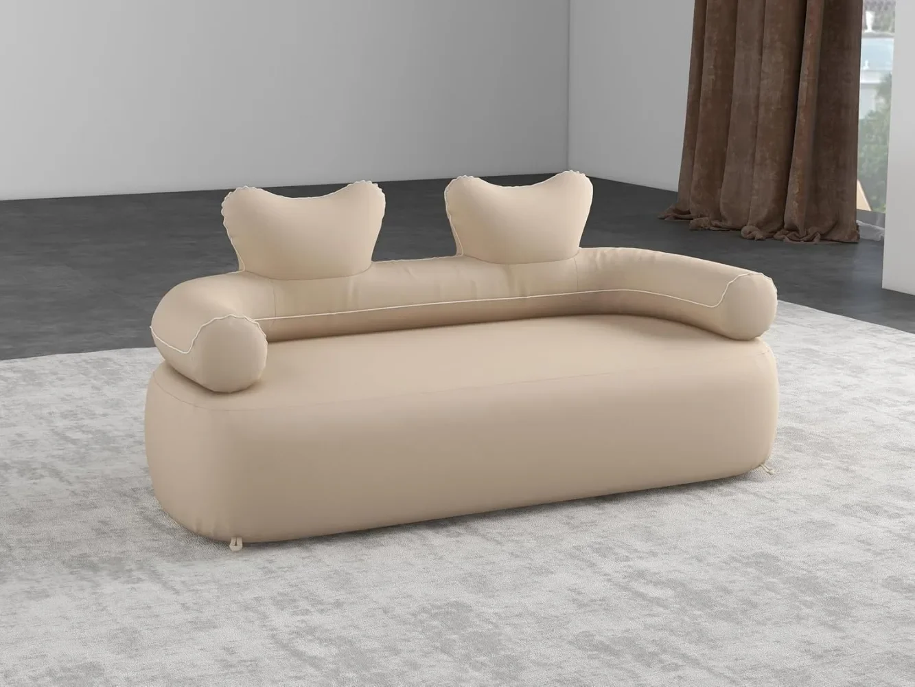 Blow up Couch Inflatable Chair Air Sofa Couch with Portable Air Pump Inflatable Sofa Camping Chair Couch