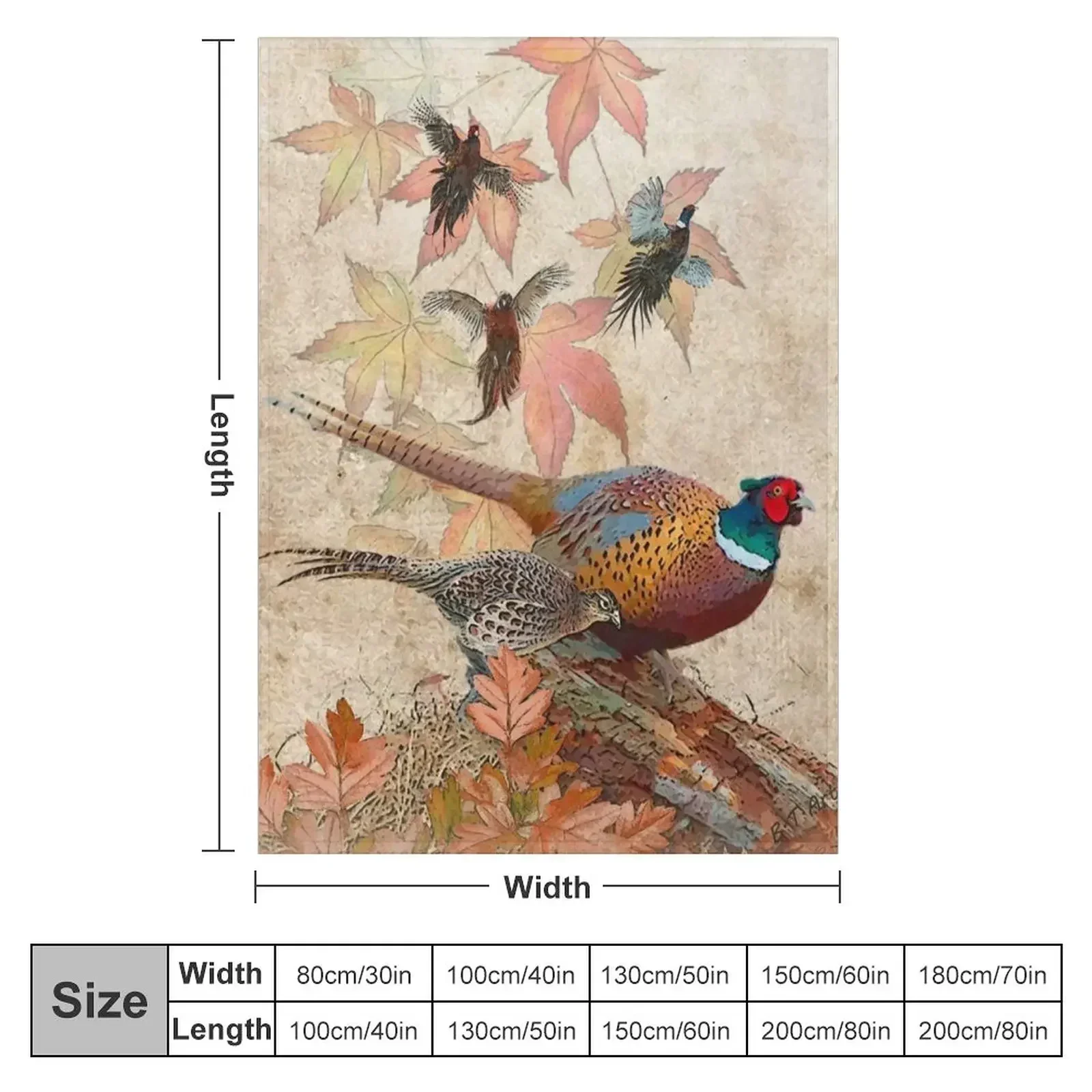 Common Pheasant Throw Blanket blankets ands sofa bed Blankets