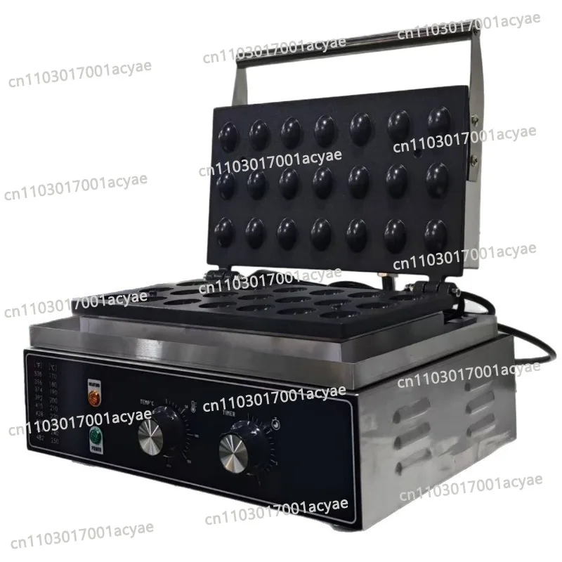 Walnut shell machine snack stall equipment, commercial electric heating 21-hole crispy pastry machine