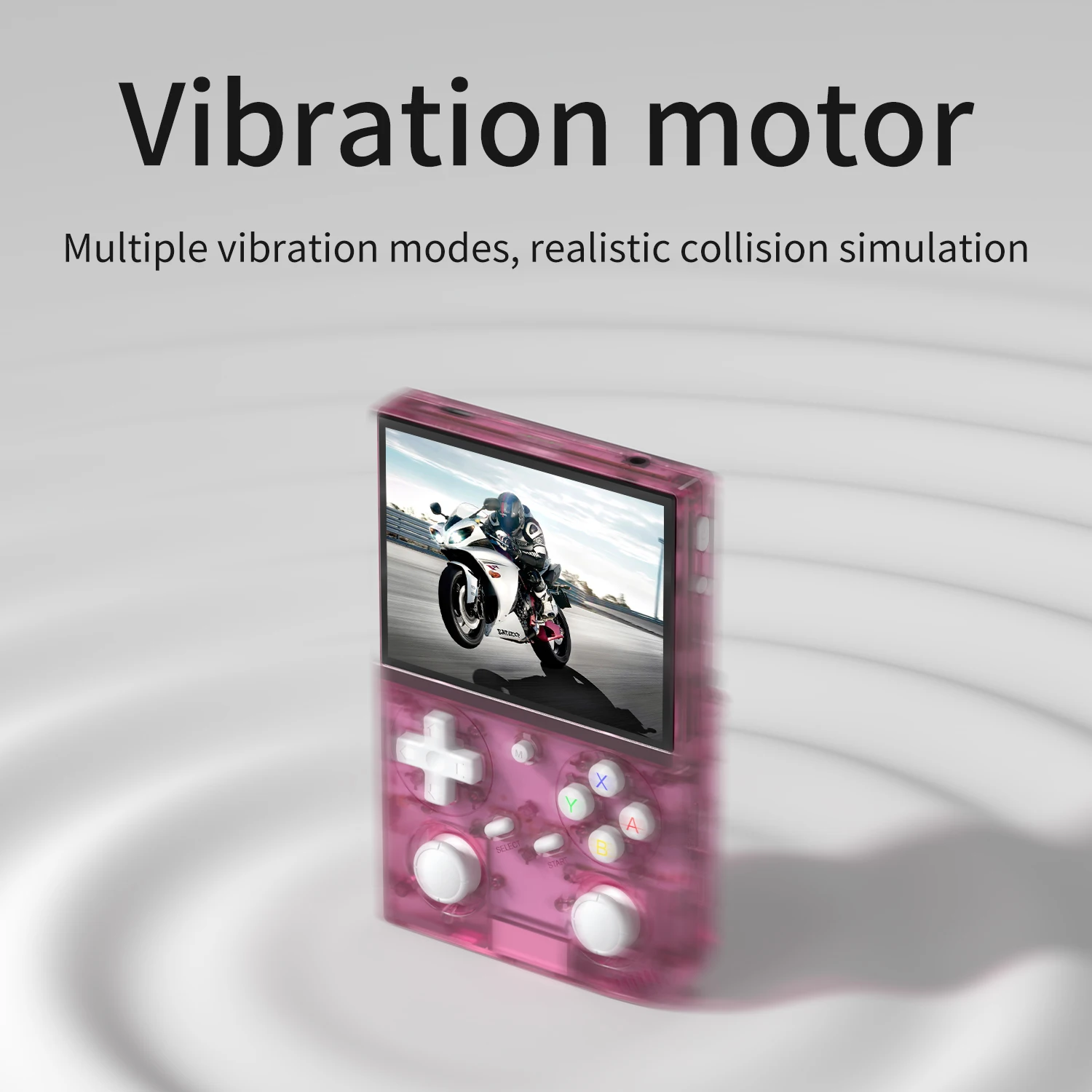 BATLEXP G350 Console di gioco portatile Schermo IPS da 3,5 '' Sistema Linux Doppio joystick Motore di vibrazione Console video portatile retrò Regalo