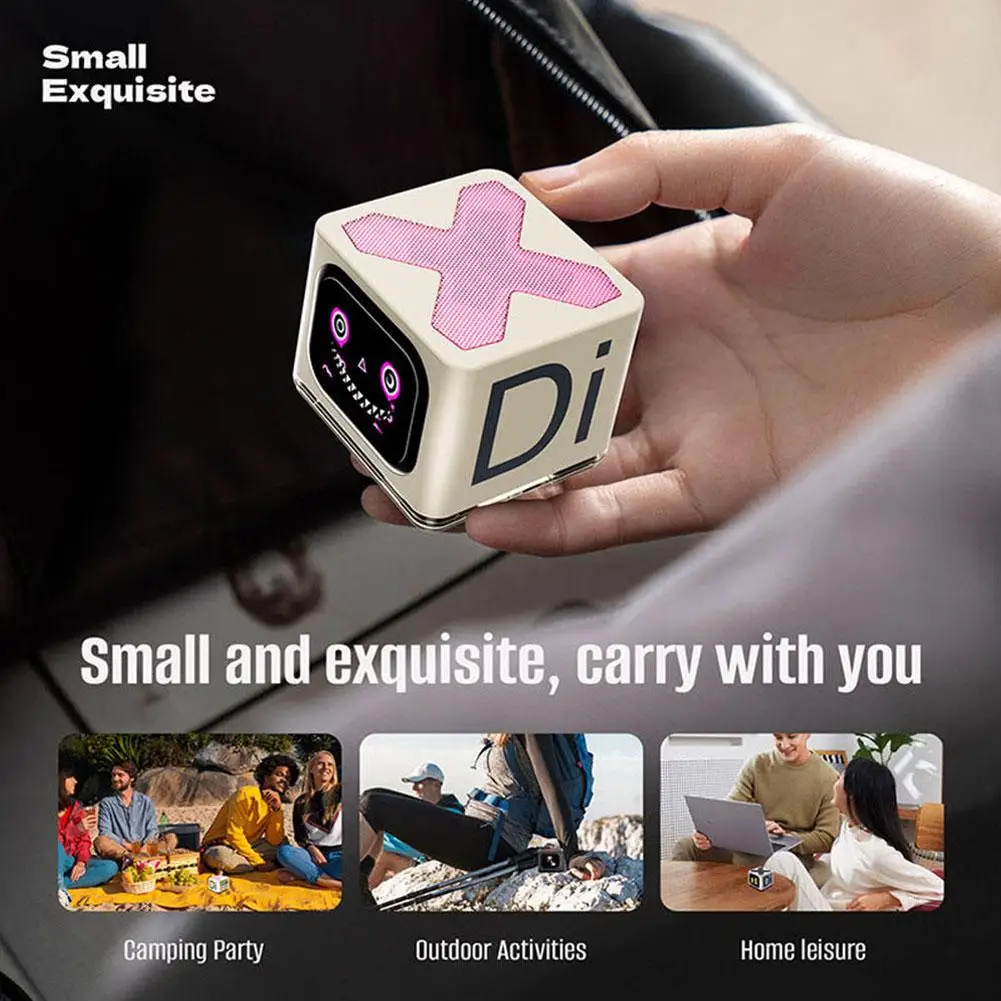 Bluetooth Speaker Wireless IP67 Waterproof Dustproof Portable Speaker With LED Display Loud Stereo Sound For Home Party Outdoor