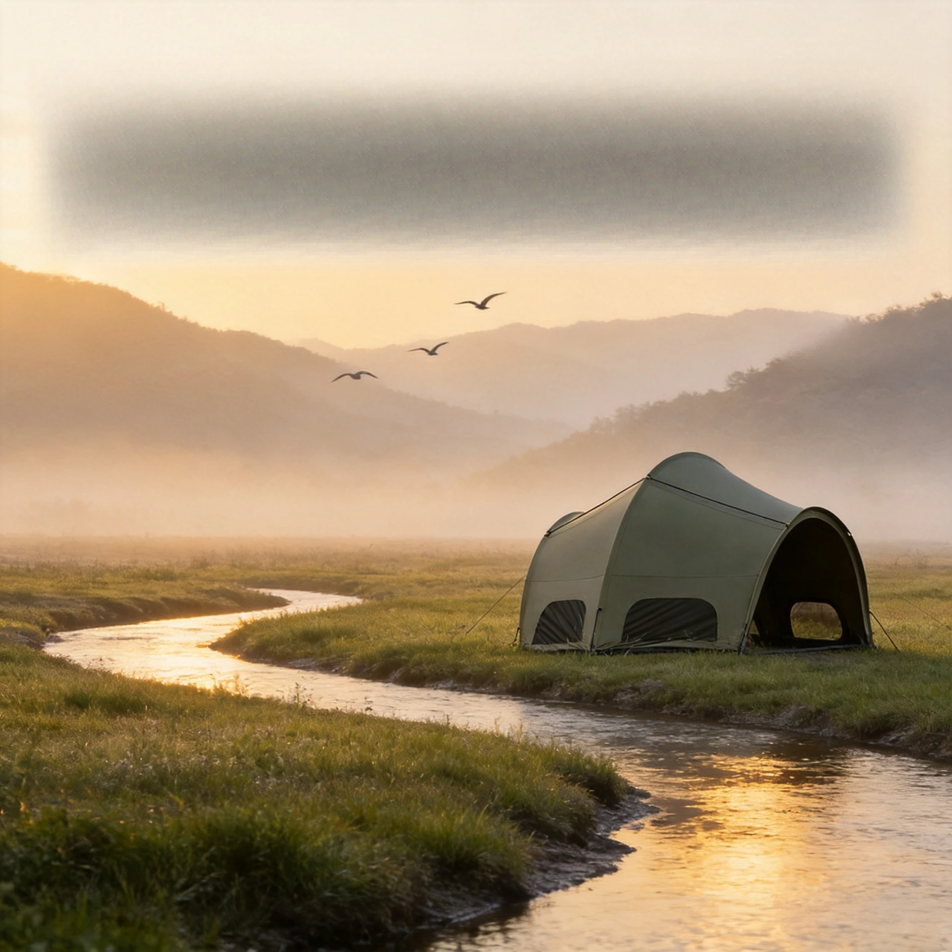 Hemispherical Outdoor Tent, Portable Rainproof Blackout Shelter for Camping, Picnic  Outdoor Trips