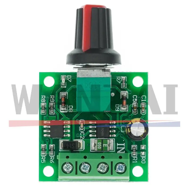 DC 1.8V 3V 5V 6V 12V 2A PWM regolatore di velocità del motore regolatore di velocità del motore a bassa tensione PWM 0 ~ 100% modulo di azionamento