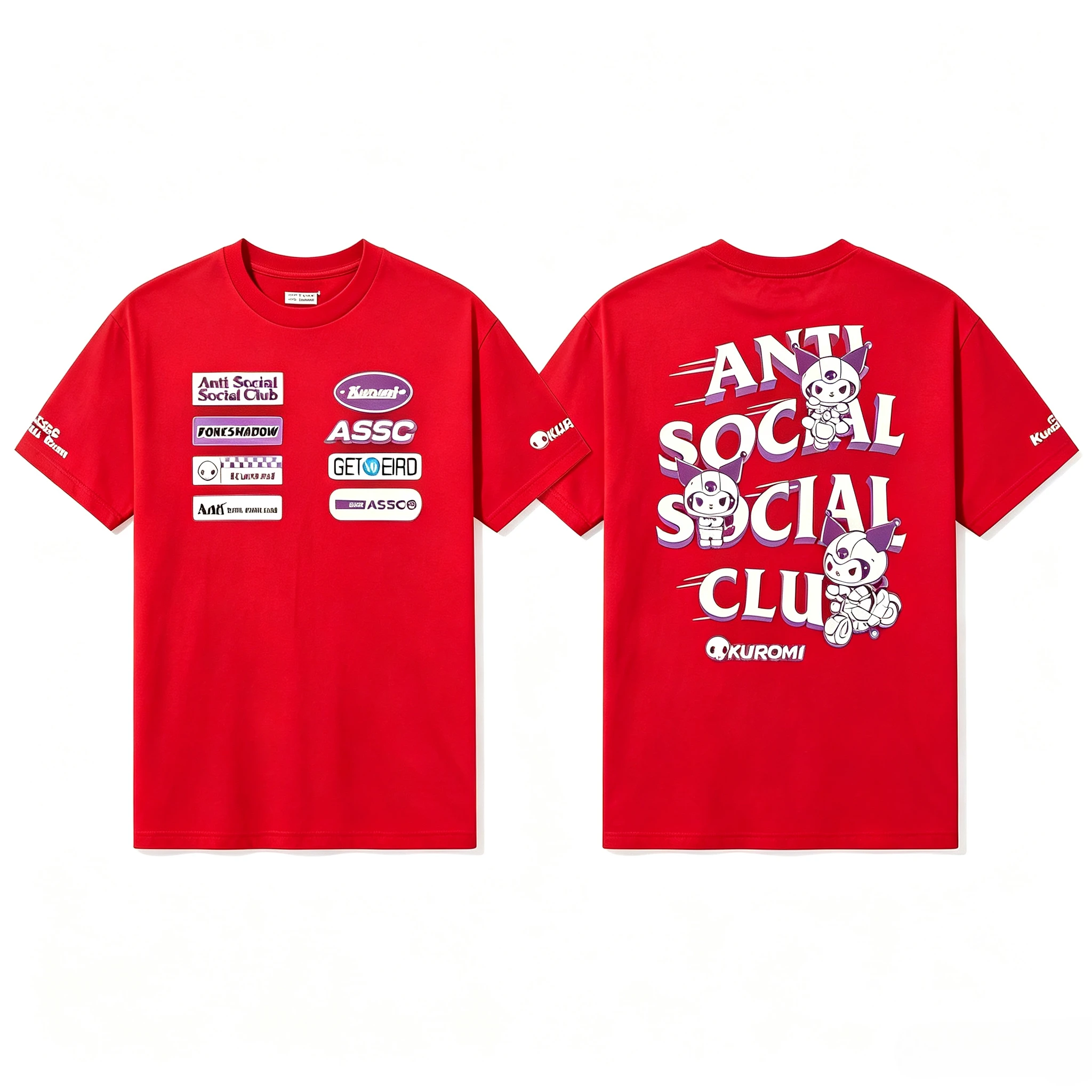 Unisex Streetwear T‑Shirt ASSC - Men'S Fashion X 评论和价格