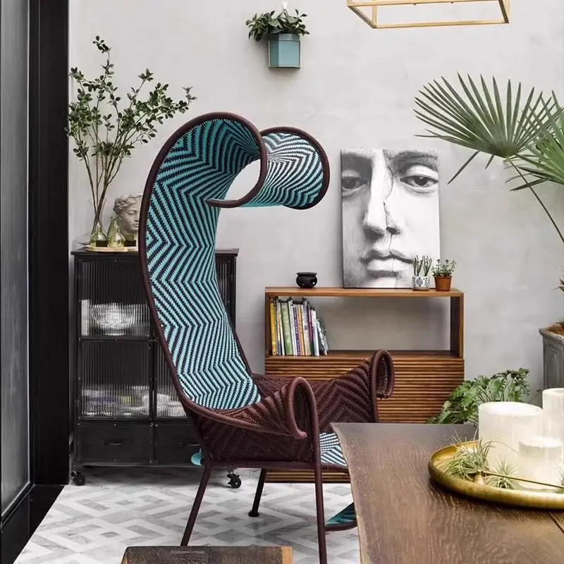 في الهواء الطلق الشمال أريكة فناء الإنترنت المشاهير شرفة كرسي الروطان حديقة الملكة الترفيه في الهواء الطلق الروطان الإبداعي