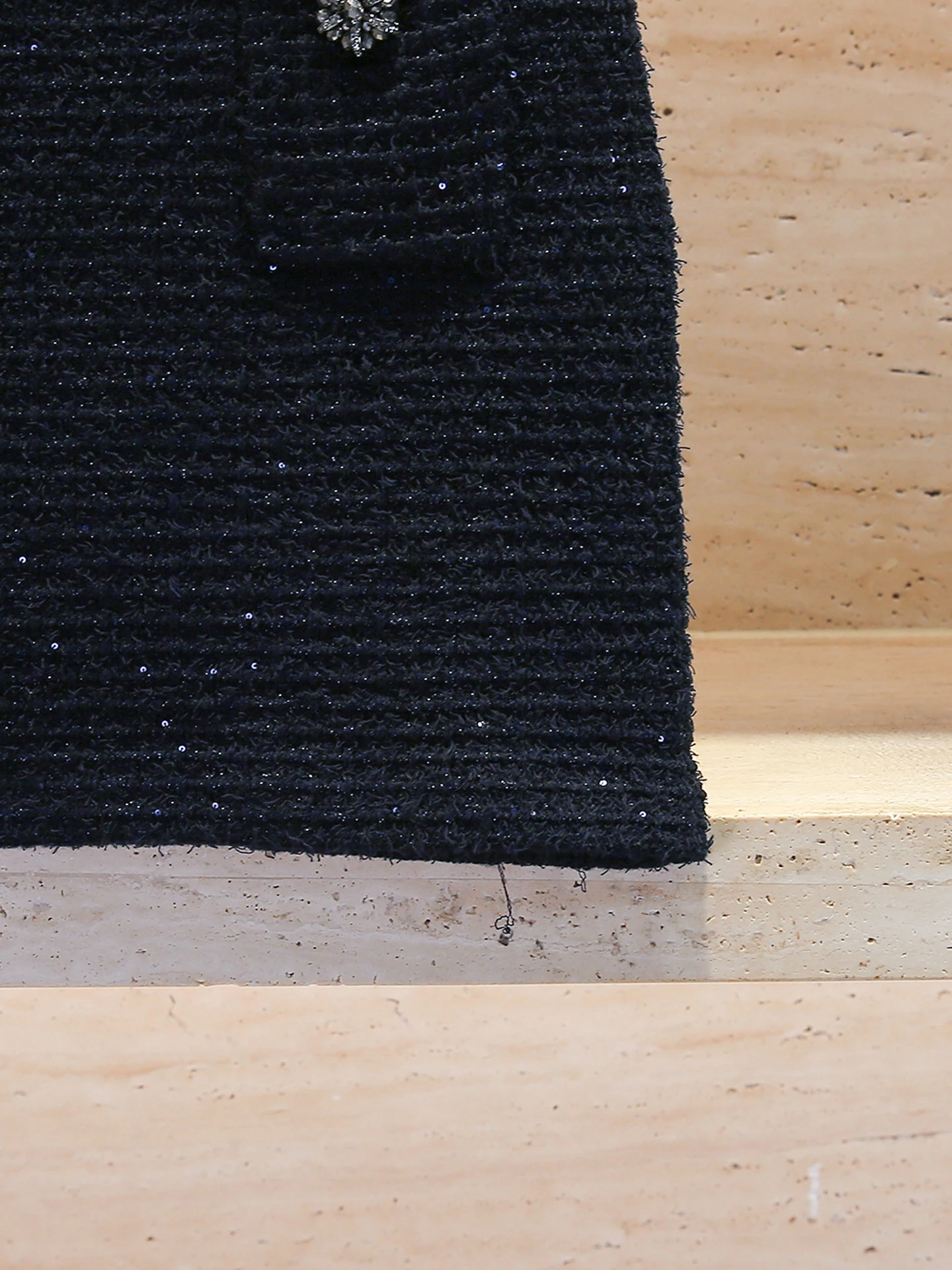 

High Waist iny Sequin Knitted Semi-Body Skirt Versatile Retro Sle Autumn Winter High Faion Women's Clothing by SP Home ...