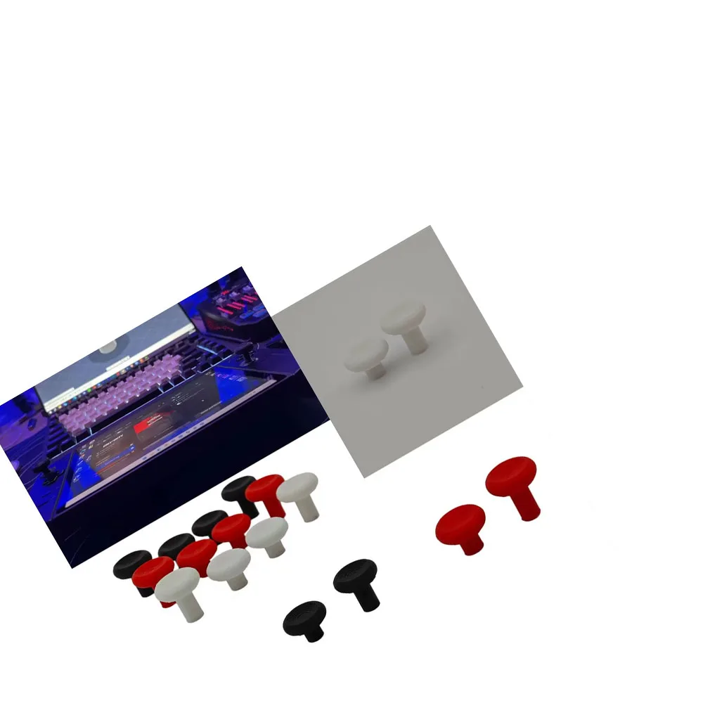 

Colorful Modified Rocker Cap for Legion Go Game Handle Controller Replacement Rocker Joystick Shell 2pcs Black White Red