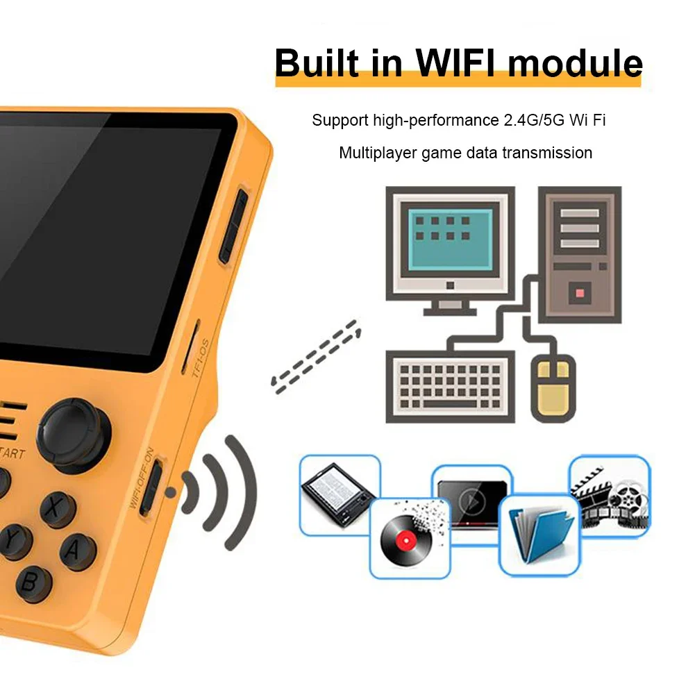 Imagem -06 - Retro Handheld Game Players Console Bateria Recarregável Controlador de Videogames 3.5 Screen 3500mah Presentes