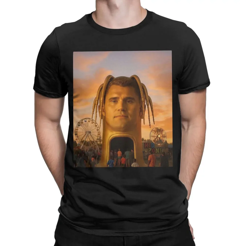 Summer Men Women's Charlie Kirk As Sophie Rain T Shirts Pure Cotton Clothing Funny Short Sleeve Crew Neck Tee Shirt  T-Shirts