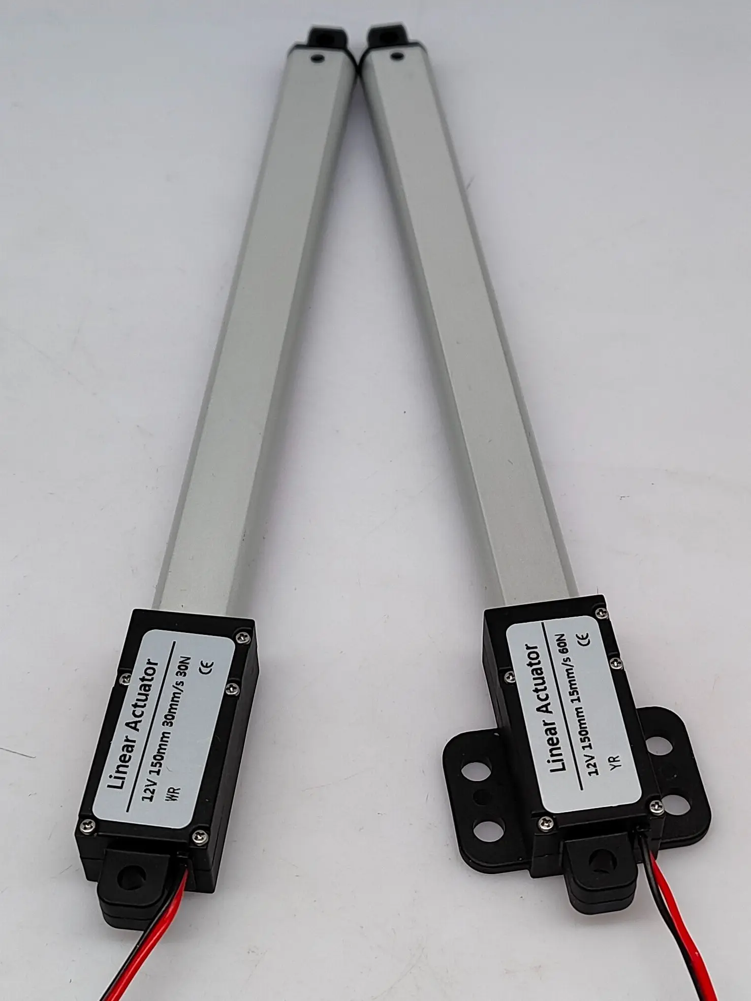 1 pièces 150mm 200mm 12VDC Mirco Mini actionneur linéaire électrique 30N 60N 100N 120N 150N contrôleur de moteur tige de poussée électrique Putter