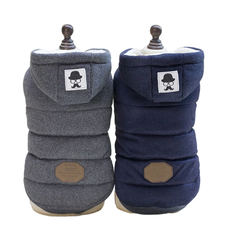 Winter Warm Fleece Dog Clothes for Small Dogs Puppy Jacket Padded Pet Dog Coat Chihuahua Hoodie Shih Tzu Outfit Yorkies Customes