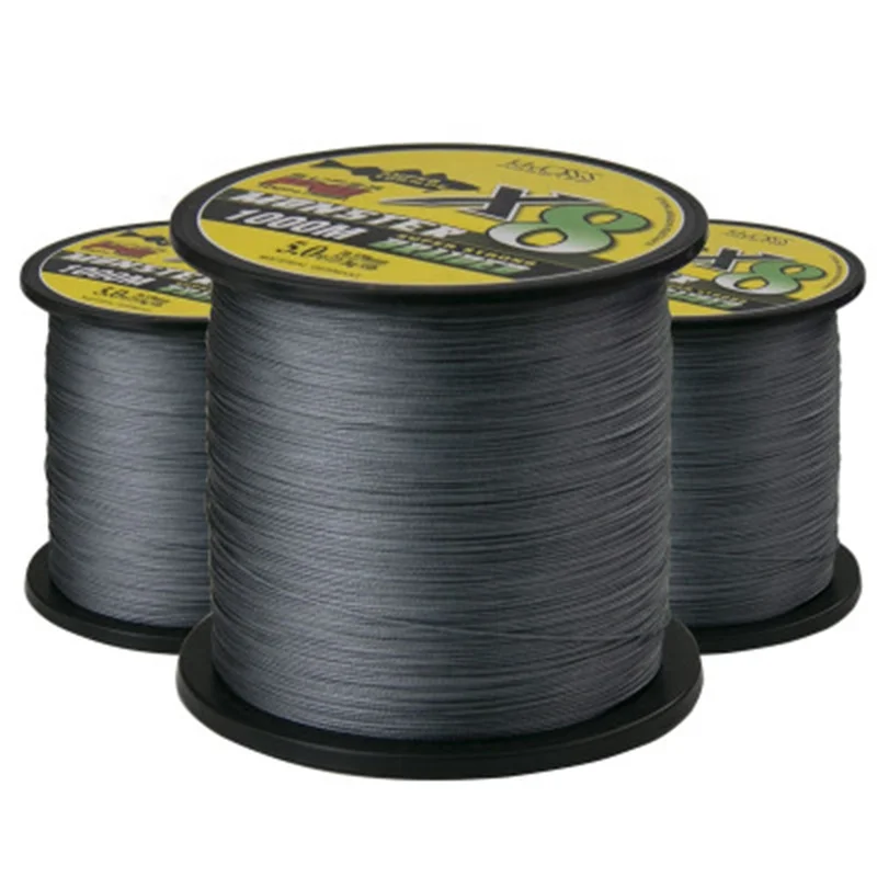 

High Strength Horsepower Fishing Line 8 Braided 1000m Grey PE Braid Fishing Line Is Strong and Durable