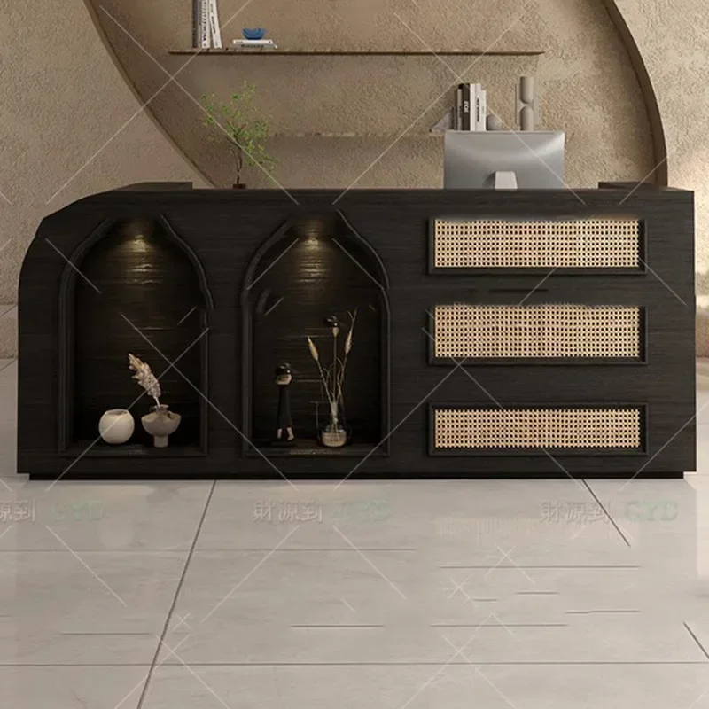 

European Office Reception Desk Podium Front Bar Pulpit Cash Counter Desk Restaurant Tables Unique Scrivania Patio Furniture