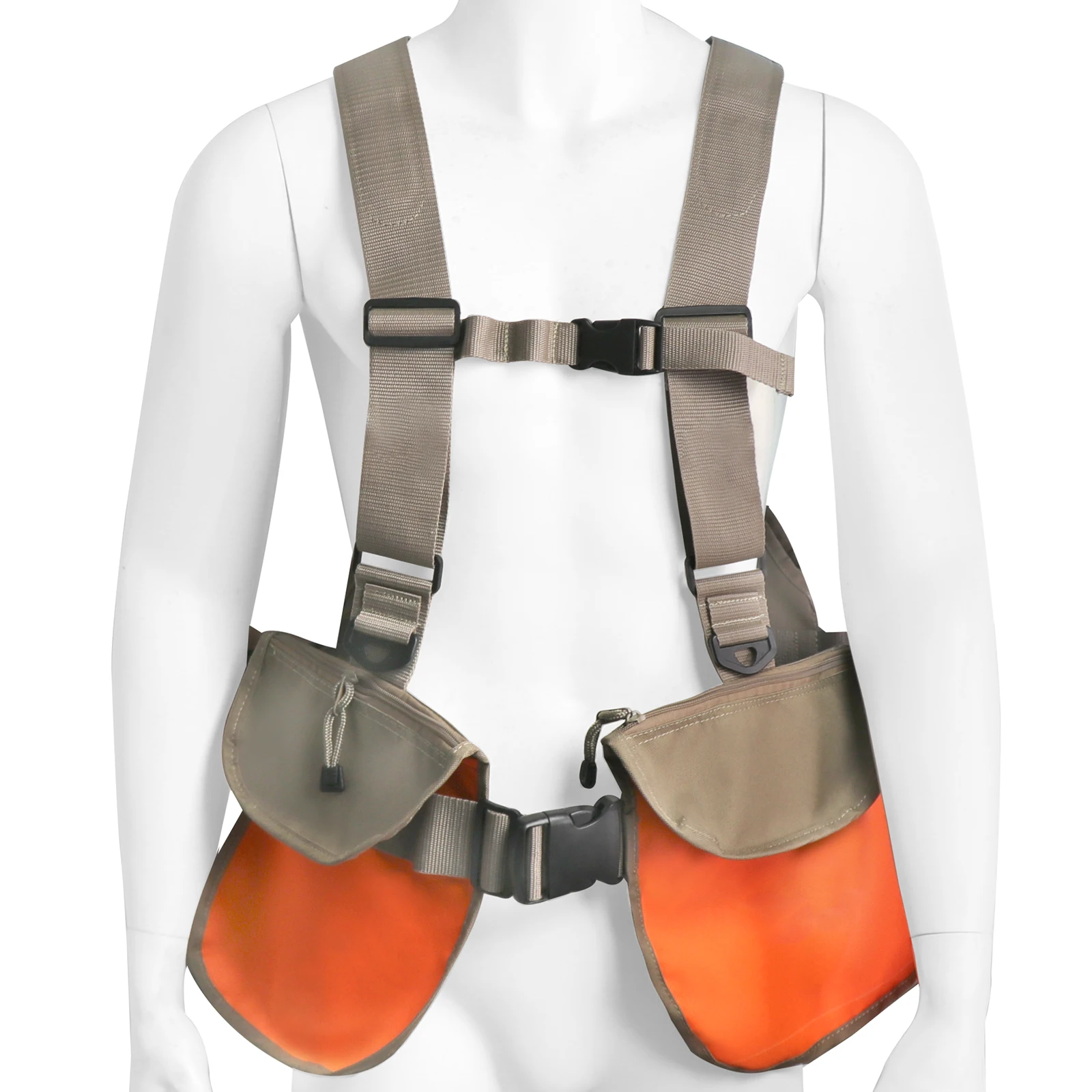 New Professional Orange & Camo Hunting Game Bag Comfortable Qualitatively Executed Unique Vest-Unloading For Field Hunting