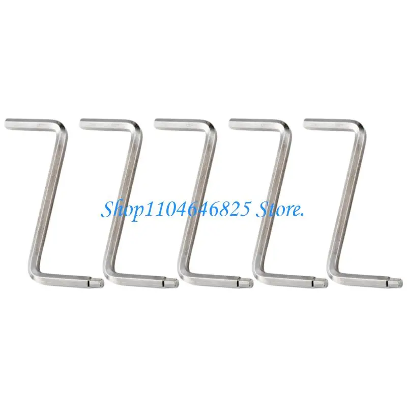 5pcs Heavy Duty Z Shaped Double Ended Wrench Crafted From 45 Steel For Maximumly Torques And Long Lastingly Performances