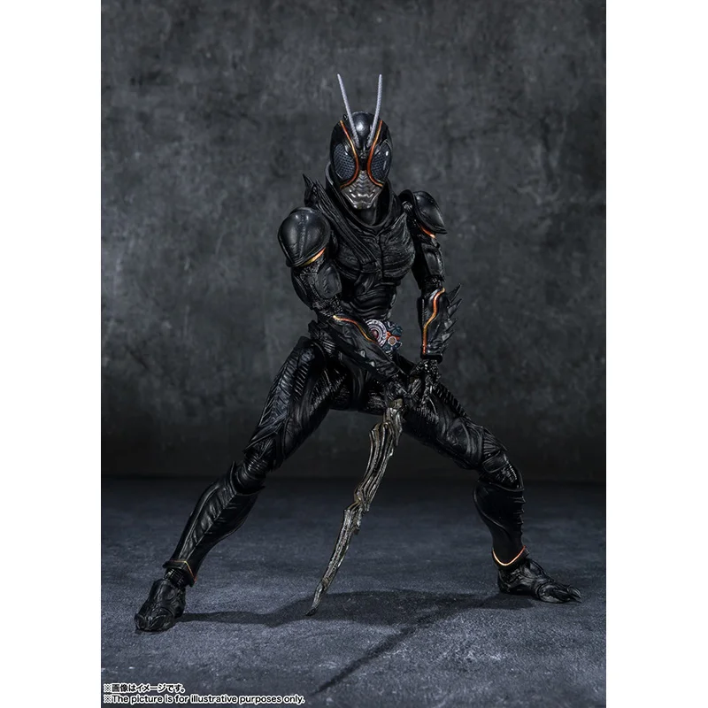 Bandai S.h. Figuarts Kamen Rider Black Sun Anime Action Figure Modèle, Jouet pour enfants, Cadeau d'anniversaire, Collection, Original, 16cm