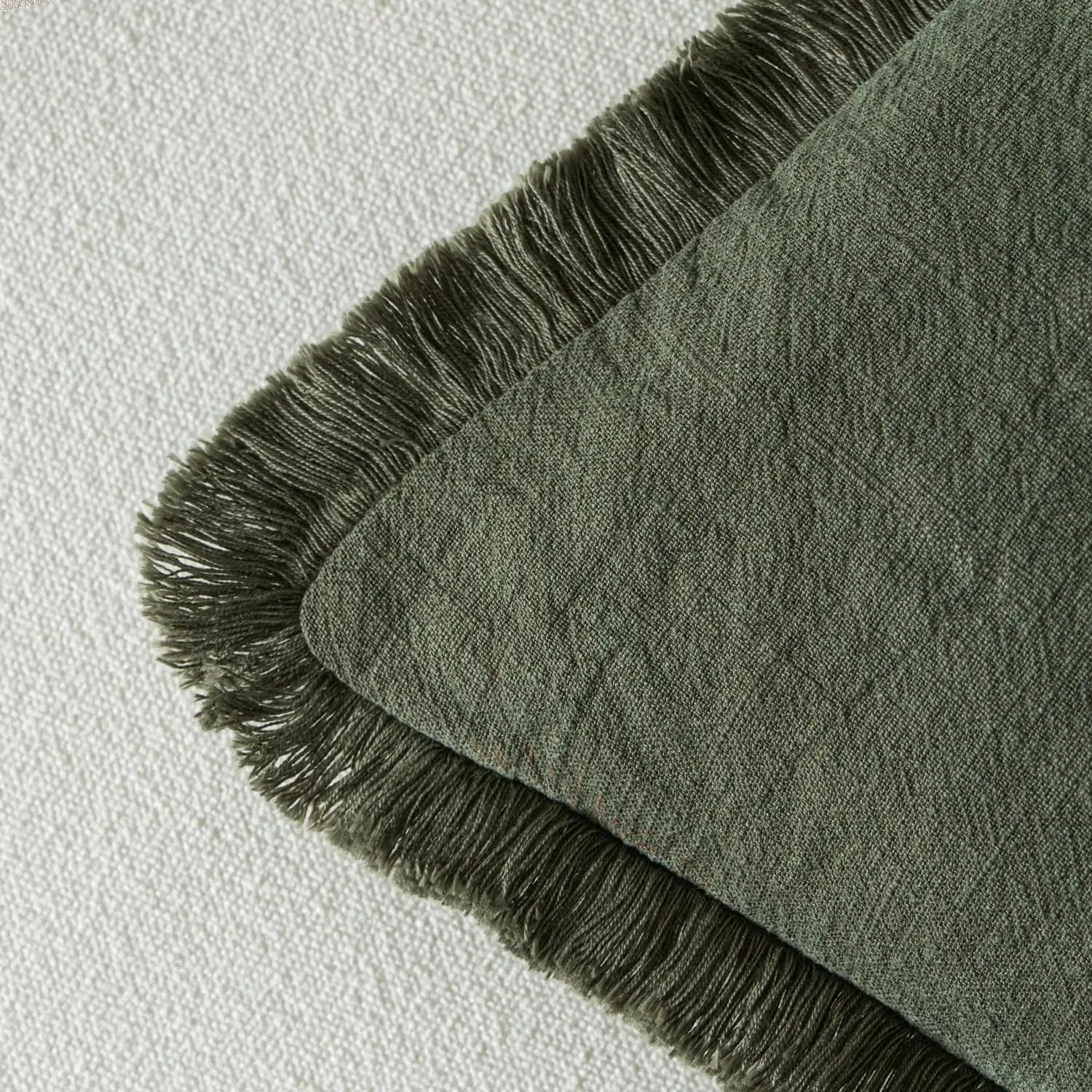 Rosa Dekorative Sofakissenbezüge Neutrale Leinen-Fransen Zierkissen Boho Akzent-Kissen für Bett Sofa Wohnzimmer 45x45cm – Detail 16