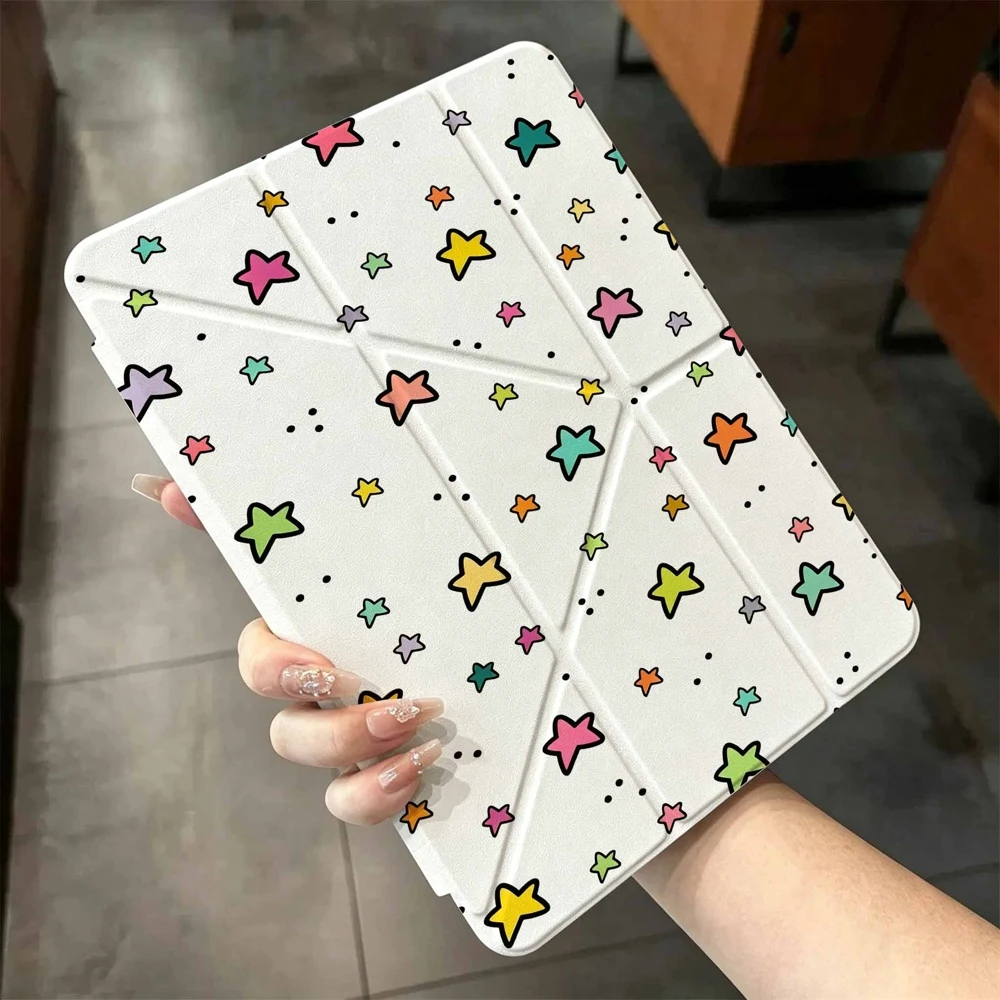 Best Seller Star Print For IPad Mini Air Pro 13 12.9 11 10.9 10.5 10.2 9.7 8.3 7.9 inch 5 6 7 8 th Pen Slot Tablet Case