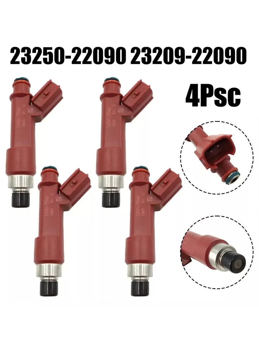 

4Pcs Fuel Injector For Toyota Corolla Matrix 1.8L 2004-2008 23250-22090 23209-22090 325022090 2320922090