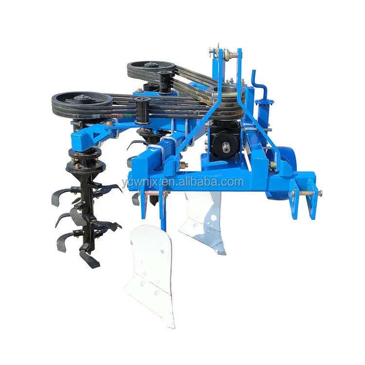 Farm Machinery Ploughing Machine Deep Ploughing Machine Rotary Tiller with Plough