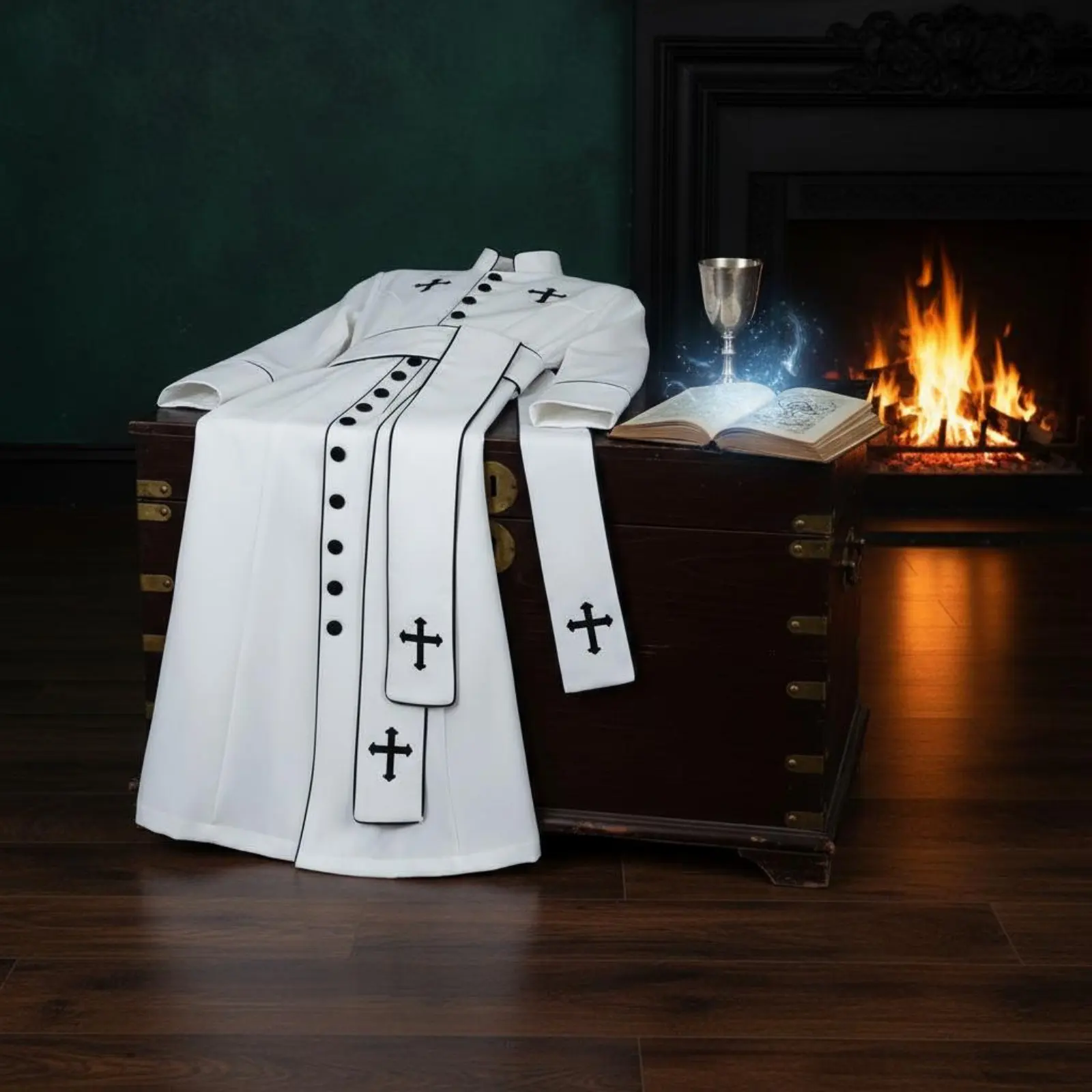 cross-print-priest-robe-includes-matching-belt-long-sleeve-priest-cassock-medieval-cleric-uniform-stand-collar-design-for-men
