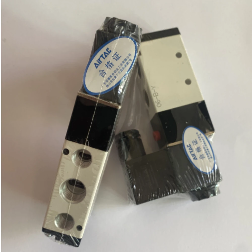 High Quality 4V210-08 5/2 Way Pneumatic Solenoid Directional Control Air Valve DC12V DC24V AC220V Replacement Parts