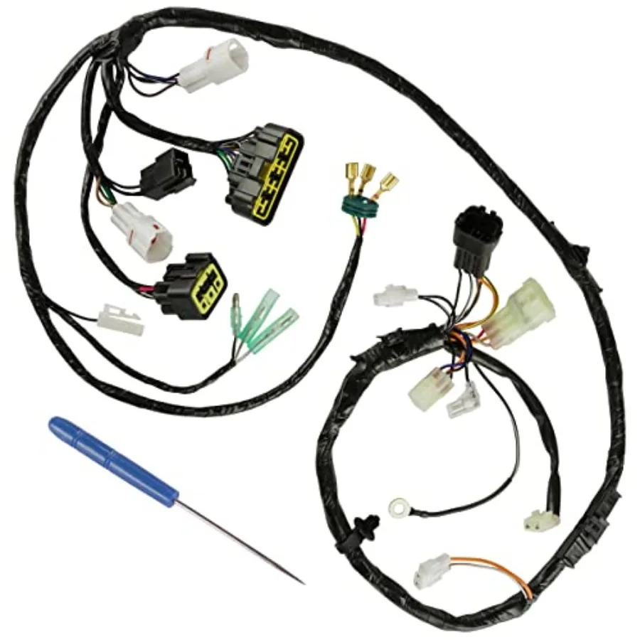 

Wiring Harness Compatible with Suzuki 3661007G00 ATV UTV for Reliable Electrical Connections in OffRoad and Trail Riding Applic