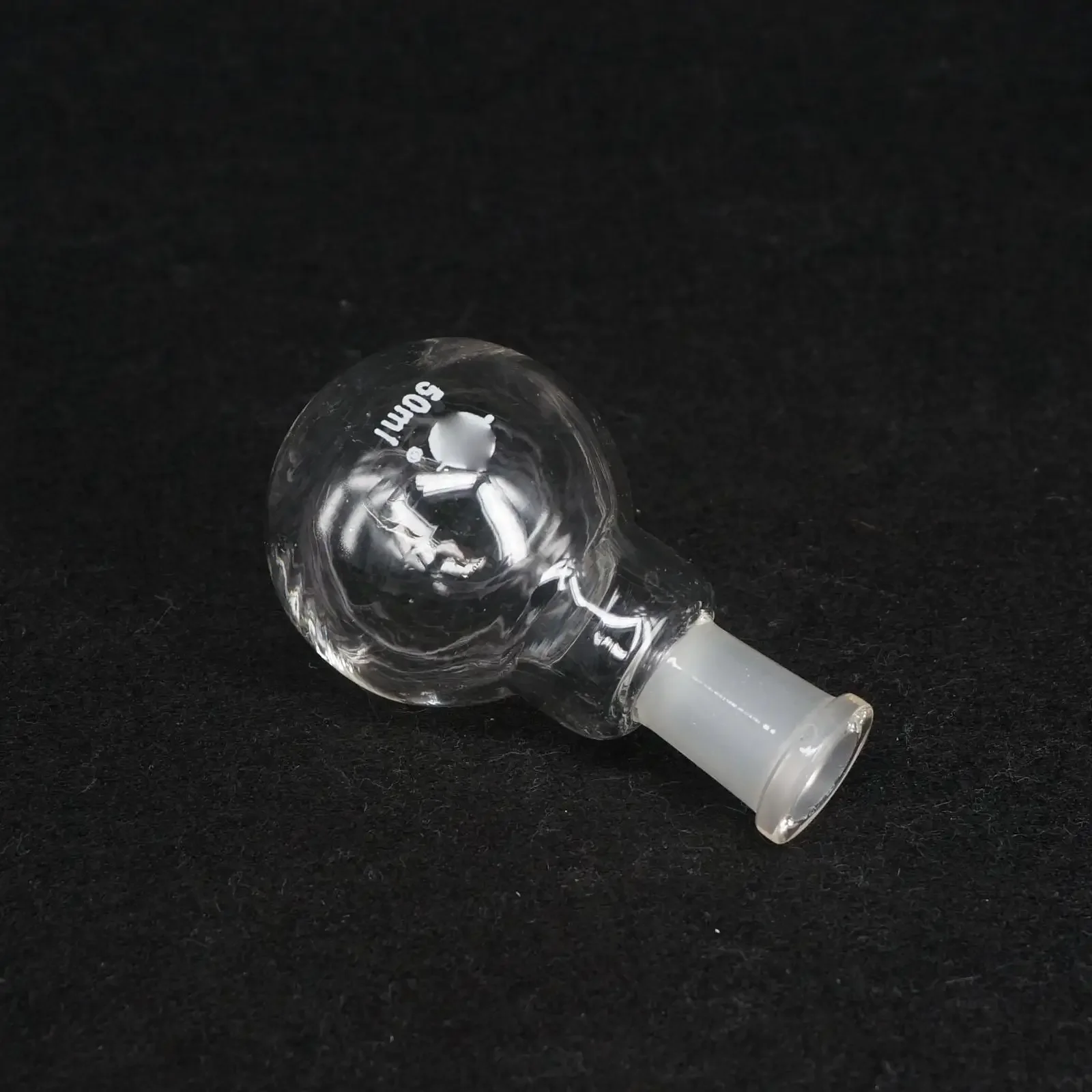 50ml 14/23 Joint Borosilicate Glass Flask Round Bottom Single Short Neck Lab