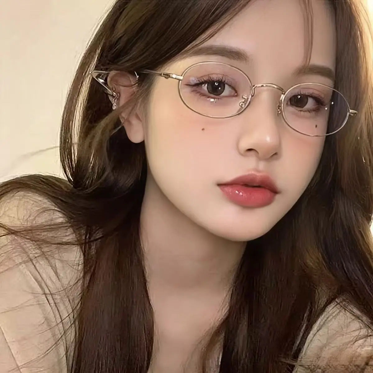 Fashion Anti Blue Light Blocking Glasses for Women Men, Clear Lens Eyeglasses, Anti-Radiation Eye Strain Relief Computer Glasses