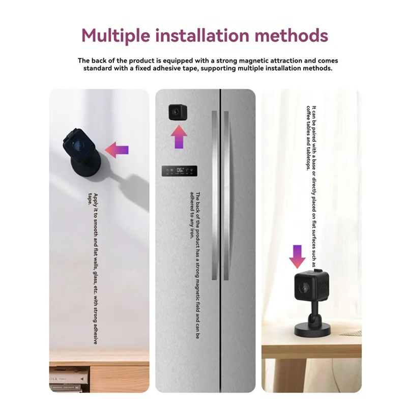A24U Remote WIFI Network Camera Monitoring Small Camera Loop Recording HD Infrared Night Vision Outdoor Sports Photography