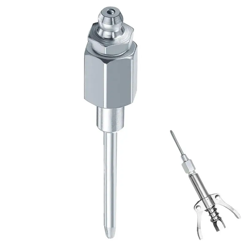 Needle Nose Grease Dispenser Needle Tip Grease Injector 8000PSI Max Pressure Grease Fitting Tool For Narrow Deep Hole Metal