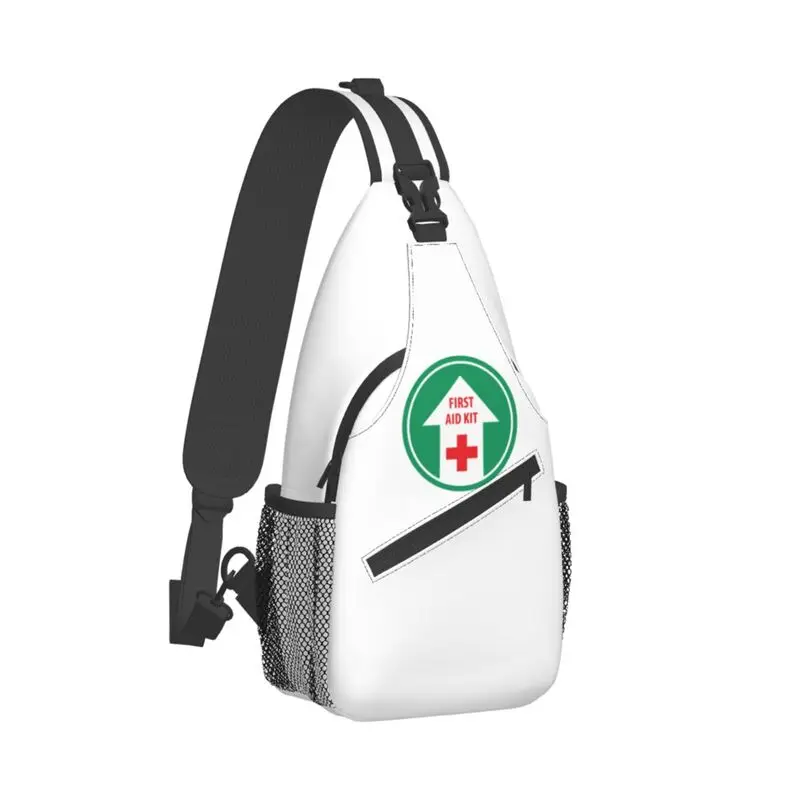 Bandolera de primeros auxilios para medicina de emergencia para hombre, bolso de hombro para médico, enfermera, mochila cruzada para el pecho, ciclismo, Camping, mochila de día