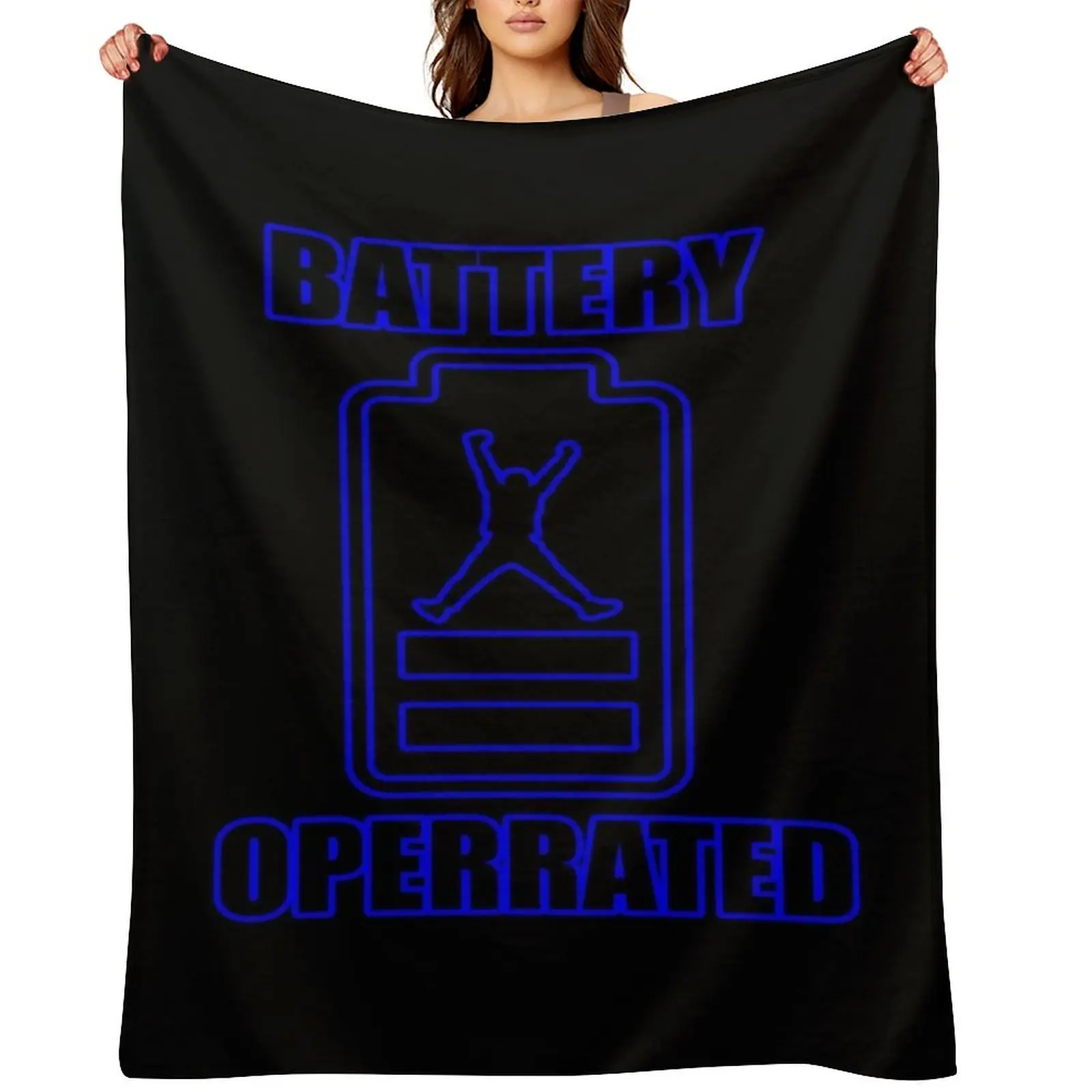 Battery Operated Throw Blanket Multi-Purpose Soft Plush Plaid Shaggy Heavy Blankets