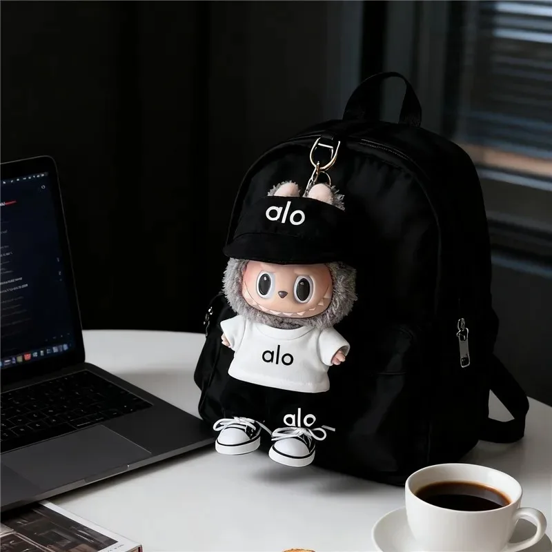 Per Labubu Doll Suit 15 17cm Outfit Abbigliamento Badminton Sport T-shirt Jeans Pantaloni Scarpe Berretto da baseball Gonna a pieghe Abiti in maglia