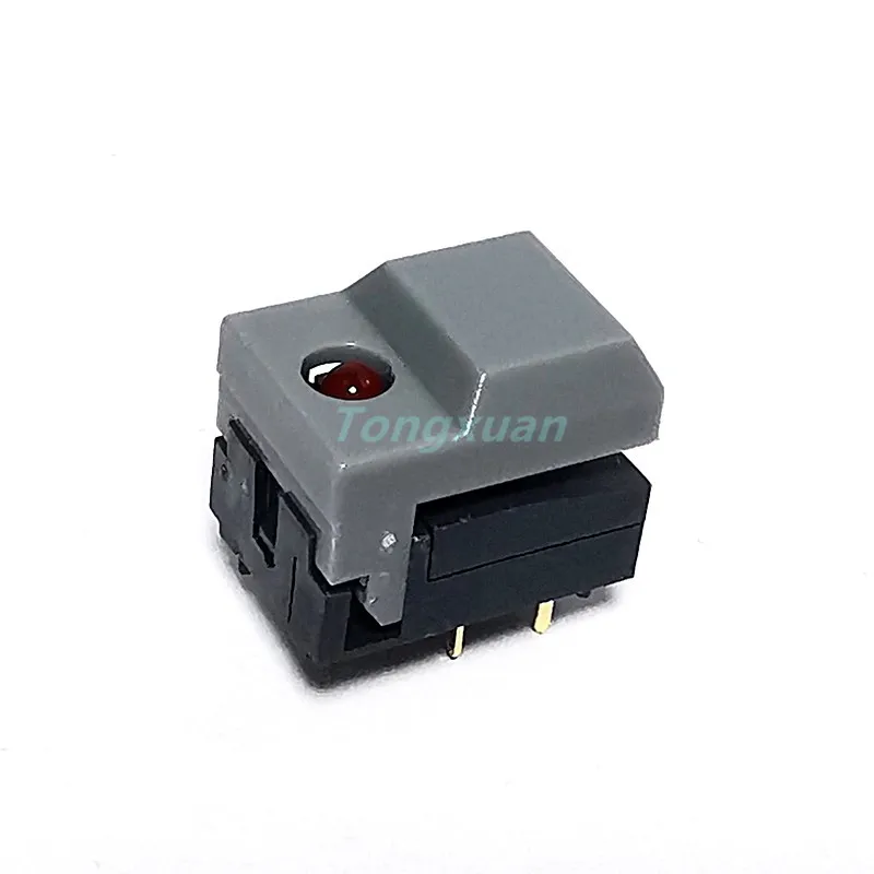 10pcs PB86-A1/A0 Momentary Reset Square Push Button Singal LED Lampless Tacct Switch 4/6Pins SPDT PCB Mount for Stage Equipment
