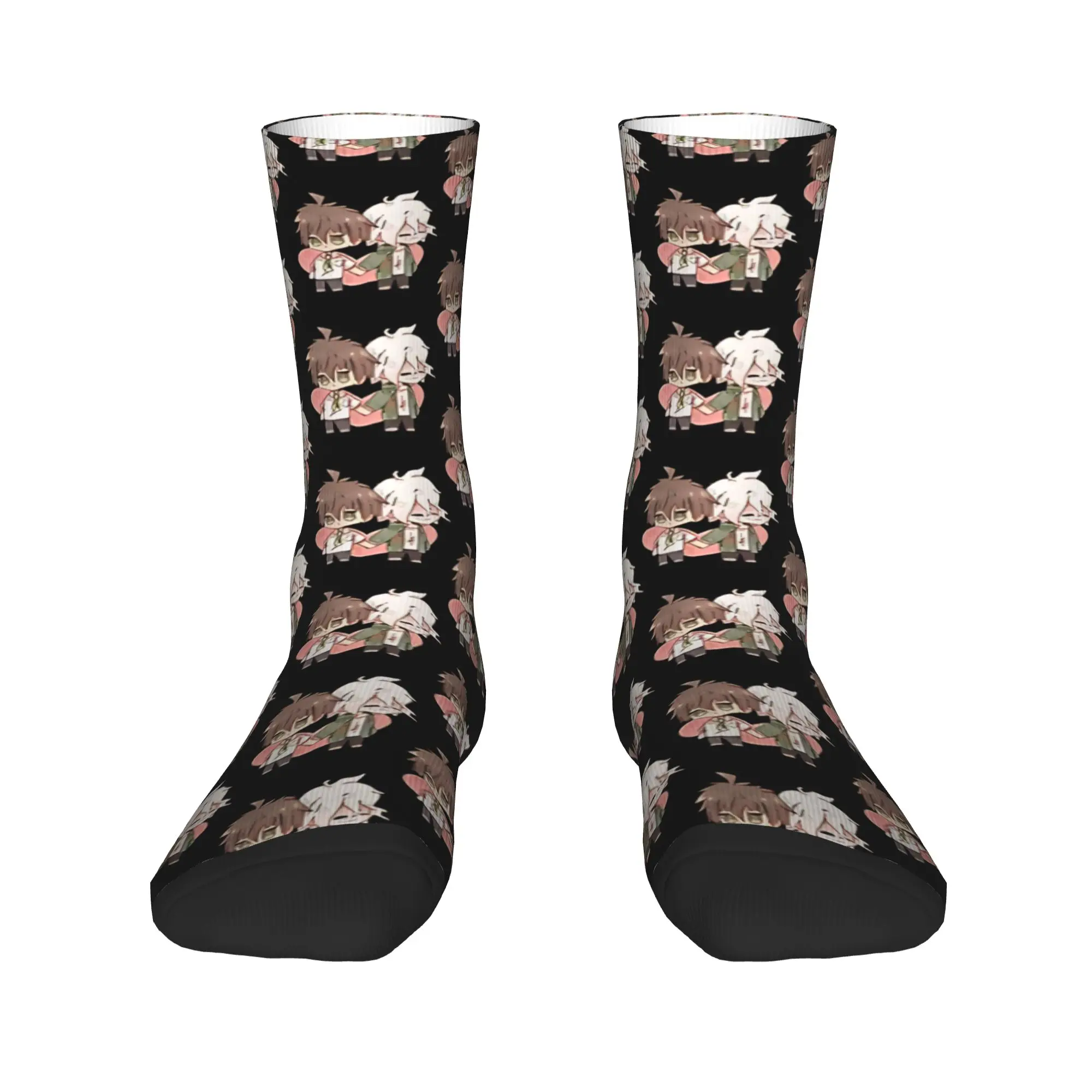 Komahina   Socks Danganronpa Casual Stockings Men Comfortable Climbing Socks Spring Custom Anti Slip Socks - view 2