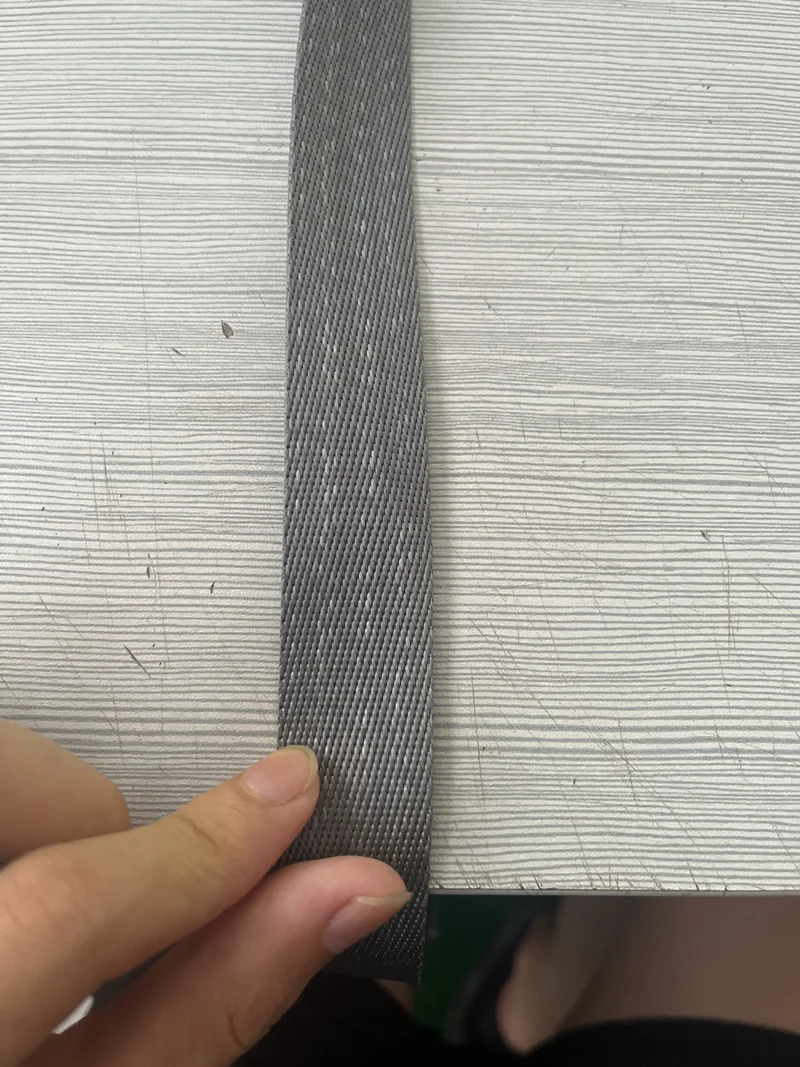 50m UHMWPE webbing Ultra high molecular weight polyethylene anti cutting and wear-resistant safety Ribbon  Grey