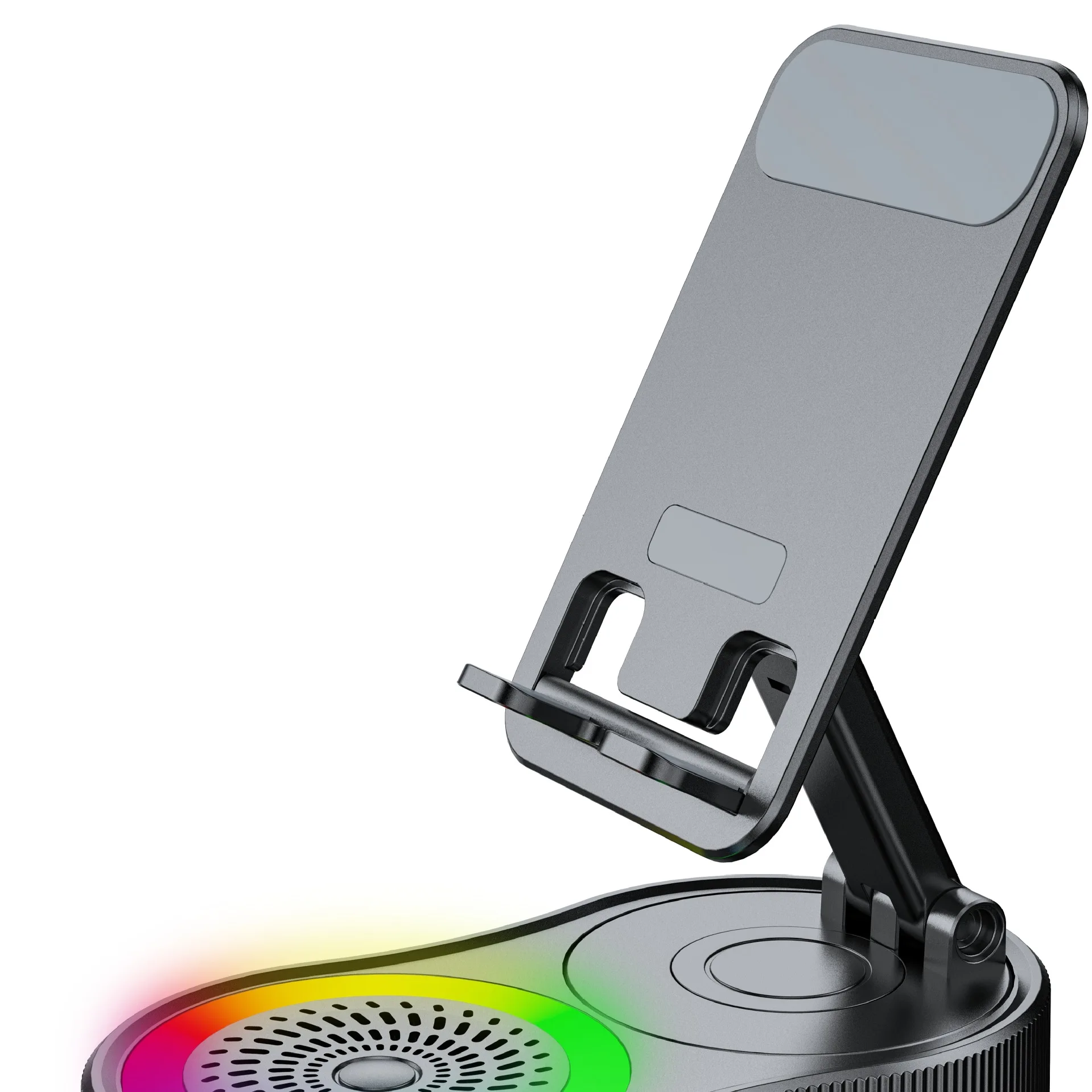 Bluetooth Speaker with RGB Light 5 in 1 Power Bank Phone Stand Fast Shipping